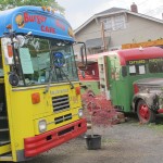 Burger Bus Cafe & Captured By Porches