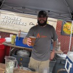 Tigg Serves Jasmine IPA at the Alberta Main Street Beer Tent