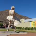 Giant Statue of Marilyn in Palm Springs
