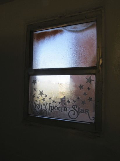 Bathroom Window Love at El Trovatore Motel